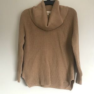 Michael Kors tan chunky turtle neck